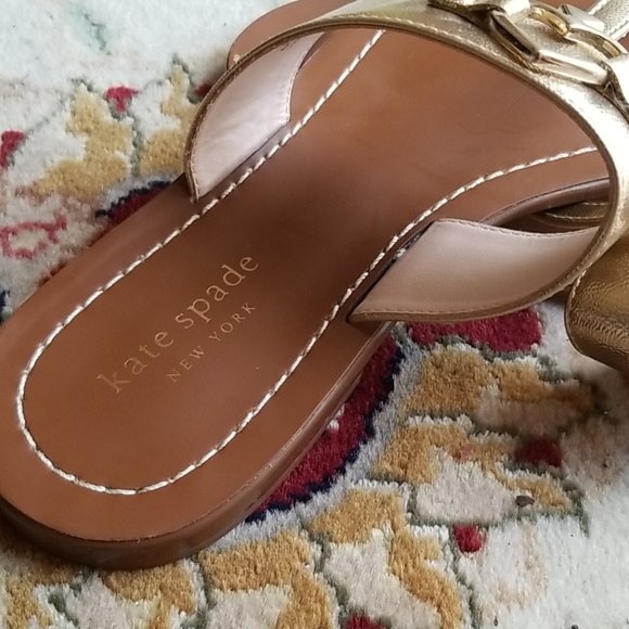 Kate Spade Cece Sandals in gold - Picture 4 of 5